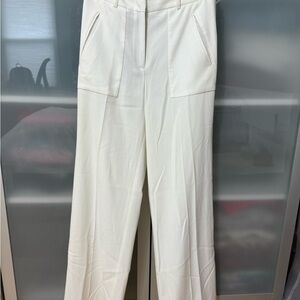 BCBGMaxAzria Cream Wide Leg Pants